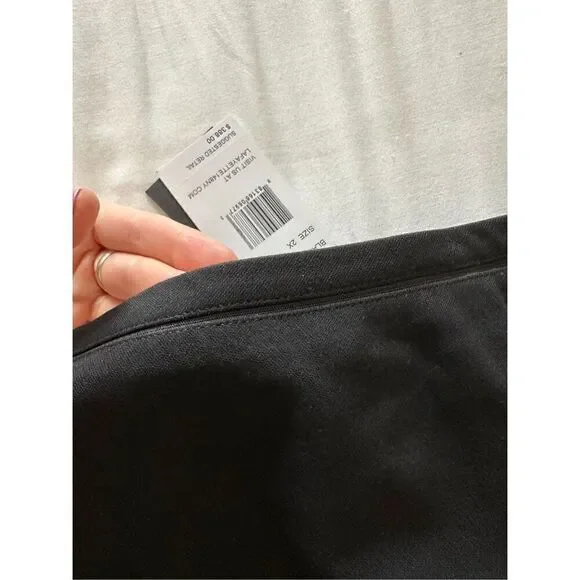 NWT LAFAYETTE 148 Women's Black Skirt, Size: 2X